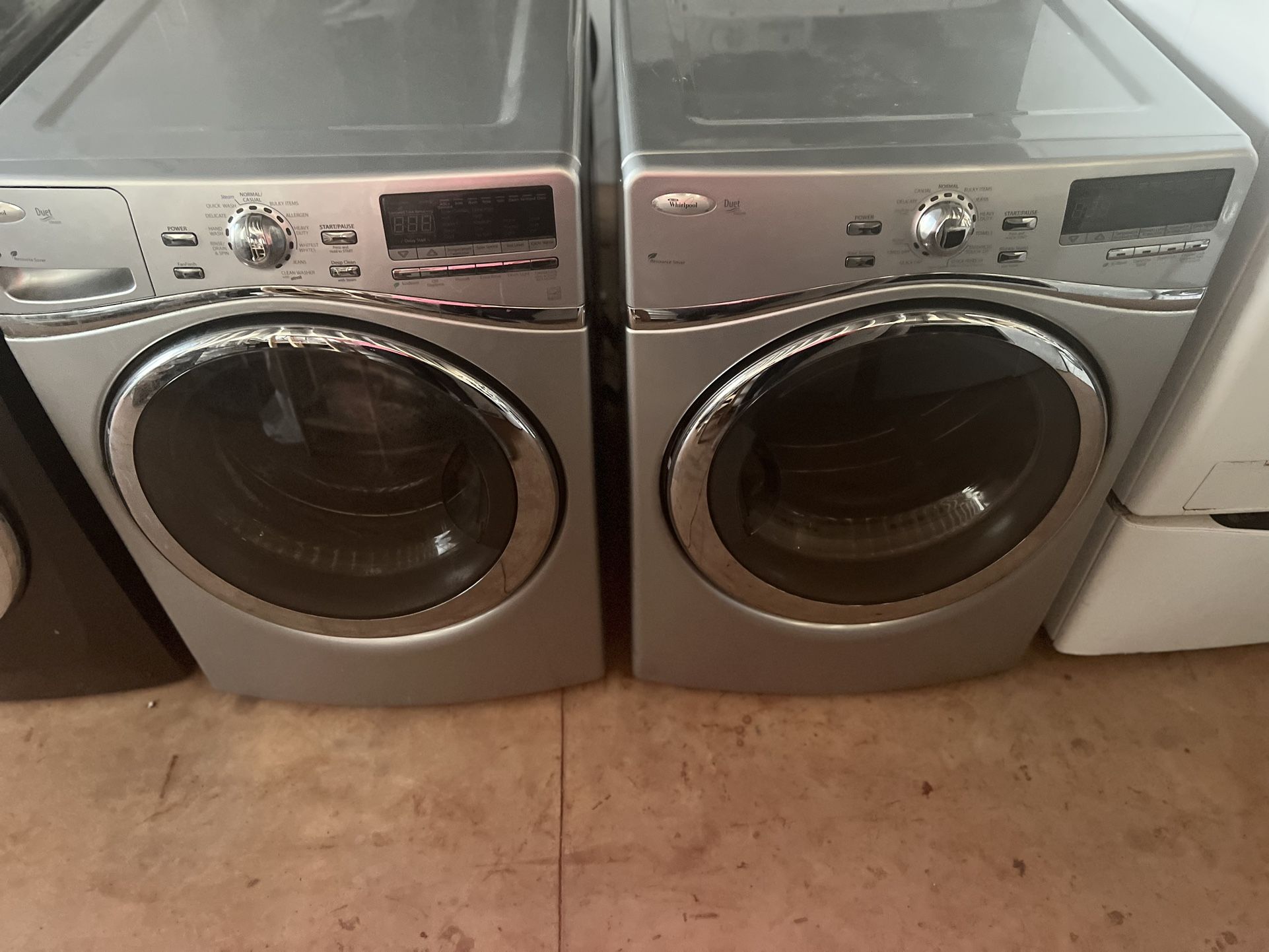 Whirlpool “Gray” Frontload Washer Dryer