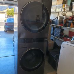 LG ThinQ Stacked Washer/Dryer (Natural Gas)