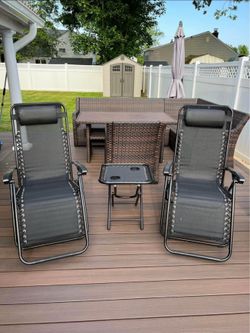 Zero Gravity Lounge Chairs w/ Table - BRAND NEW!!!