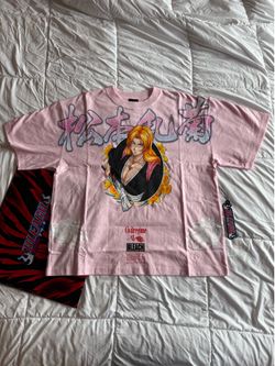 Civil Regime Bleach Rangiku t-shirt pink size medium