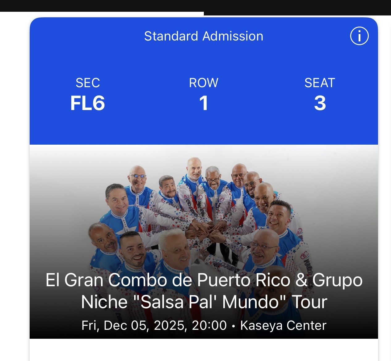 Gran Combo & Grupo Niche Concierto At Kaseya