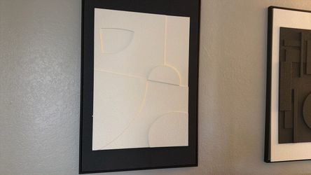 Framed Abstract Geometric Wall Art
