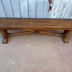 Two Solid wood big bench in very good condition everything works