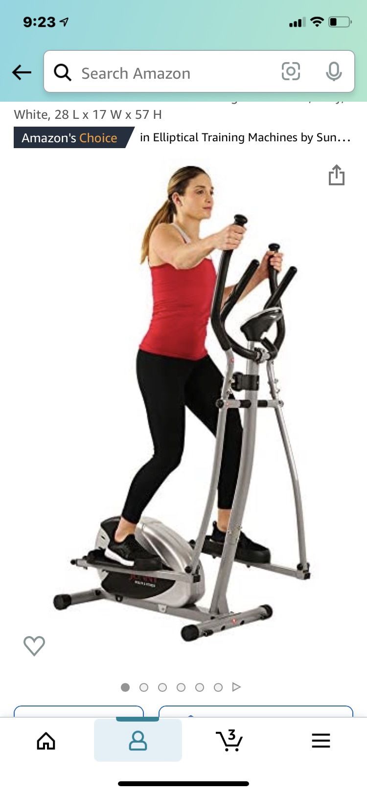 Elliptical Training Machine
