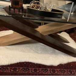 Glass Top Coffee Table
