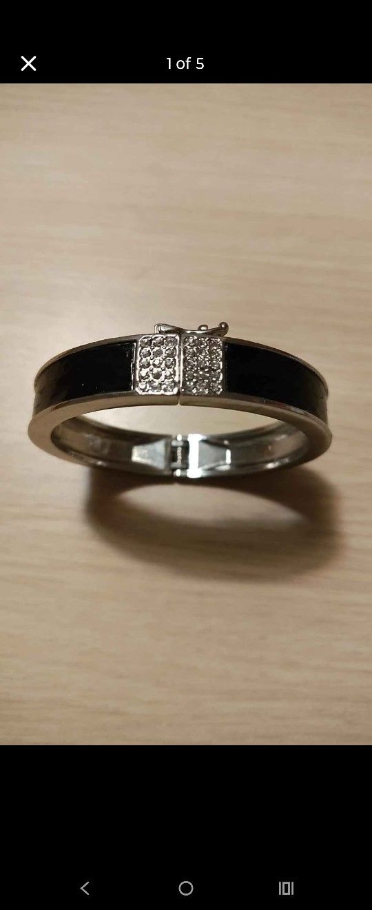 Ann Taylor Silver Magnetic Hinge Bracelet