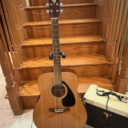 Yamaha FX310 Acoustic Electric W/ Epiphone Regent 30 Amp