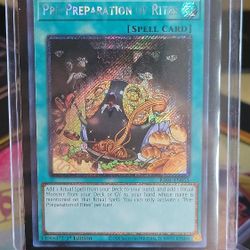 YUGIOH Pre-Preparation of Rites RA01-EN055 Platinum Secret Rare 1st Edition Mint