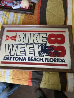 Bike week 1988 bar mirror