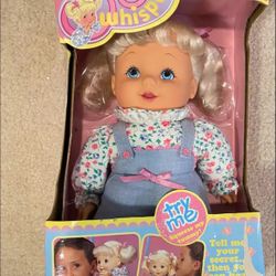 Baby Whispers Doll RARE Playmates Doll "Let's Share Secrets" Vintage'1998