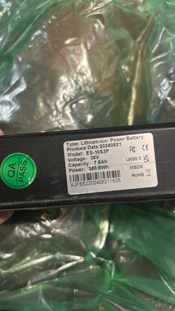 36V 7.8Ah Lithium-Ion Power Battery ES-10S3P