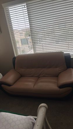 Free small leather couch