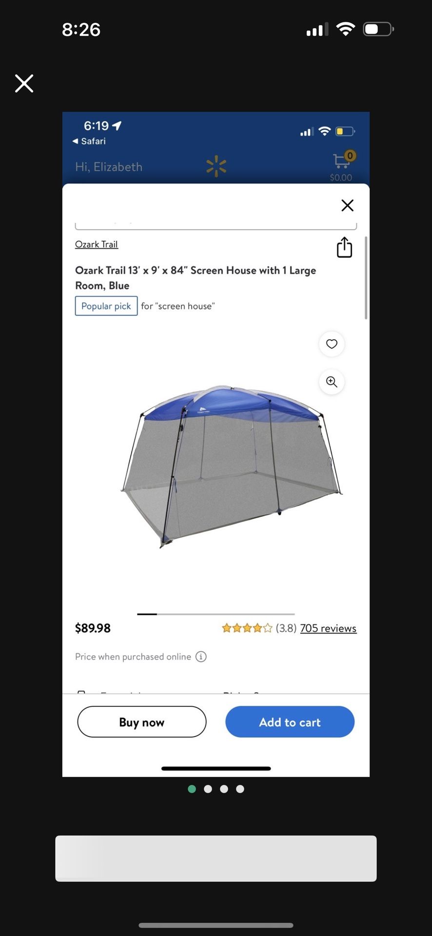 Ozark Screen House