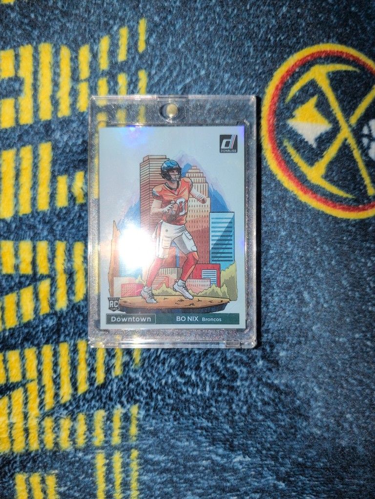 Bo Nix Downtown Rookie Card