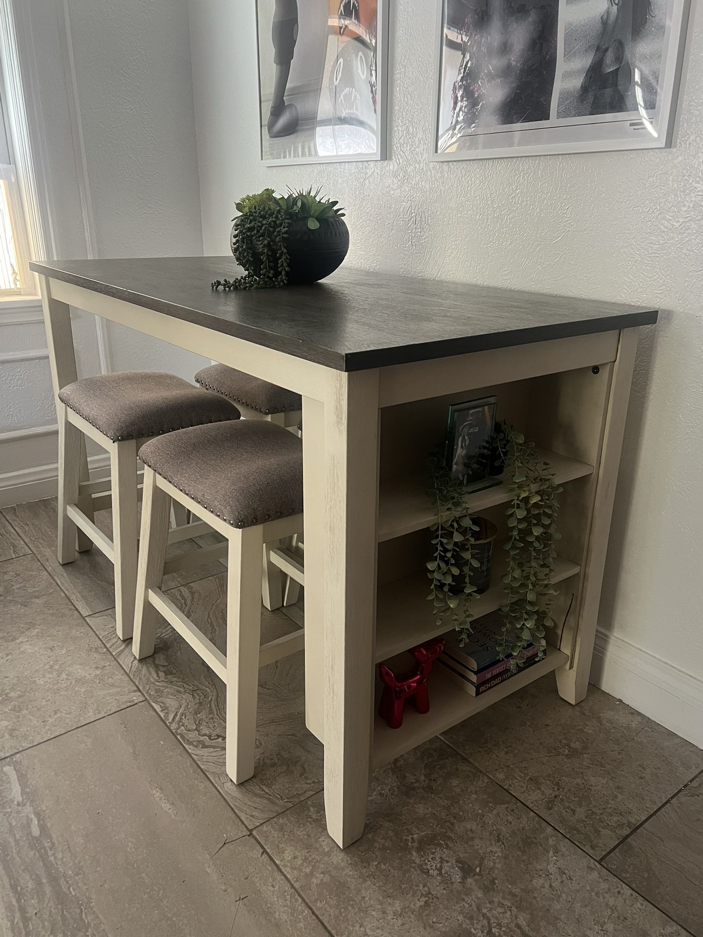 Kitchen Table With Stools
