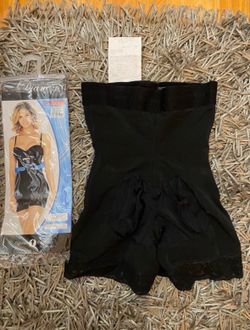 Faja Colombia Black Short Body Strapless Short Pants