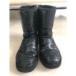 Ugg Australia Black Sequin Boots