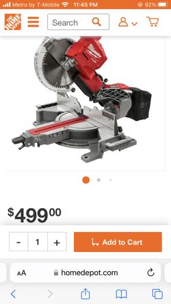 M18 FUEL 18V Lithium-Ion Brushless Cordless 10 in. Dual Bevel Sliding Compound Miter Saw 