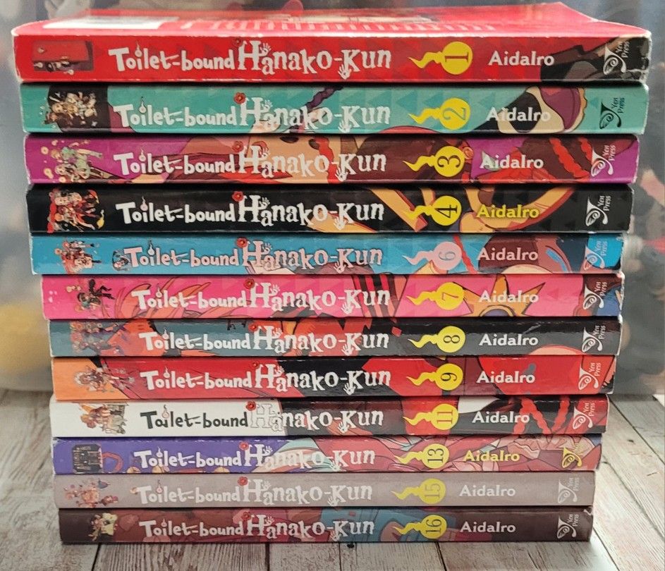 Hanako Kun Toilet Bound Manga Volumes 1-4, 6-9, 11, 13, 15, 16