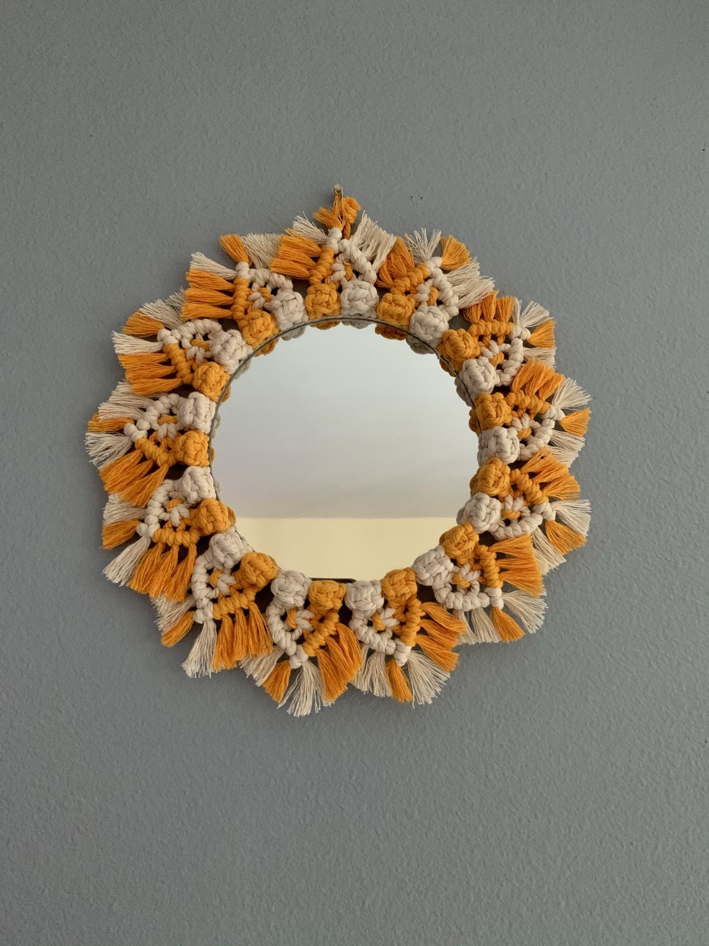 Macrame Mirror Wall Hanging