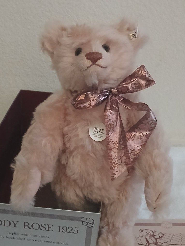 STEIFF TEDDY ROSE