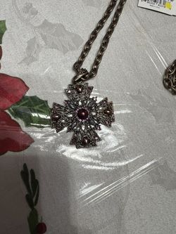 Cookie Lee Cross Necklace 