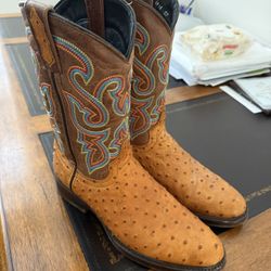 Men’s Size 8 1/2 Ostrich Boots