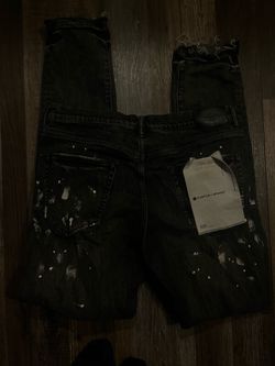 Purple jeans