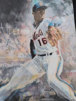 Daryl Strawberry. Lithograph.