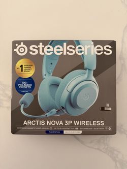 NEW Steelseries Arctis Nova 3P Wireless Gaming Headset - Aqua