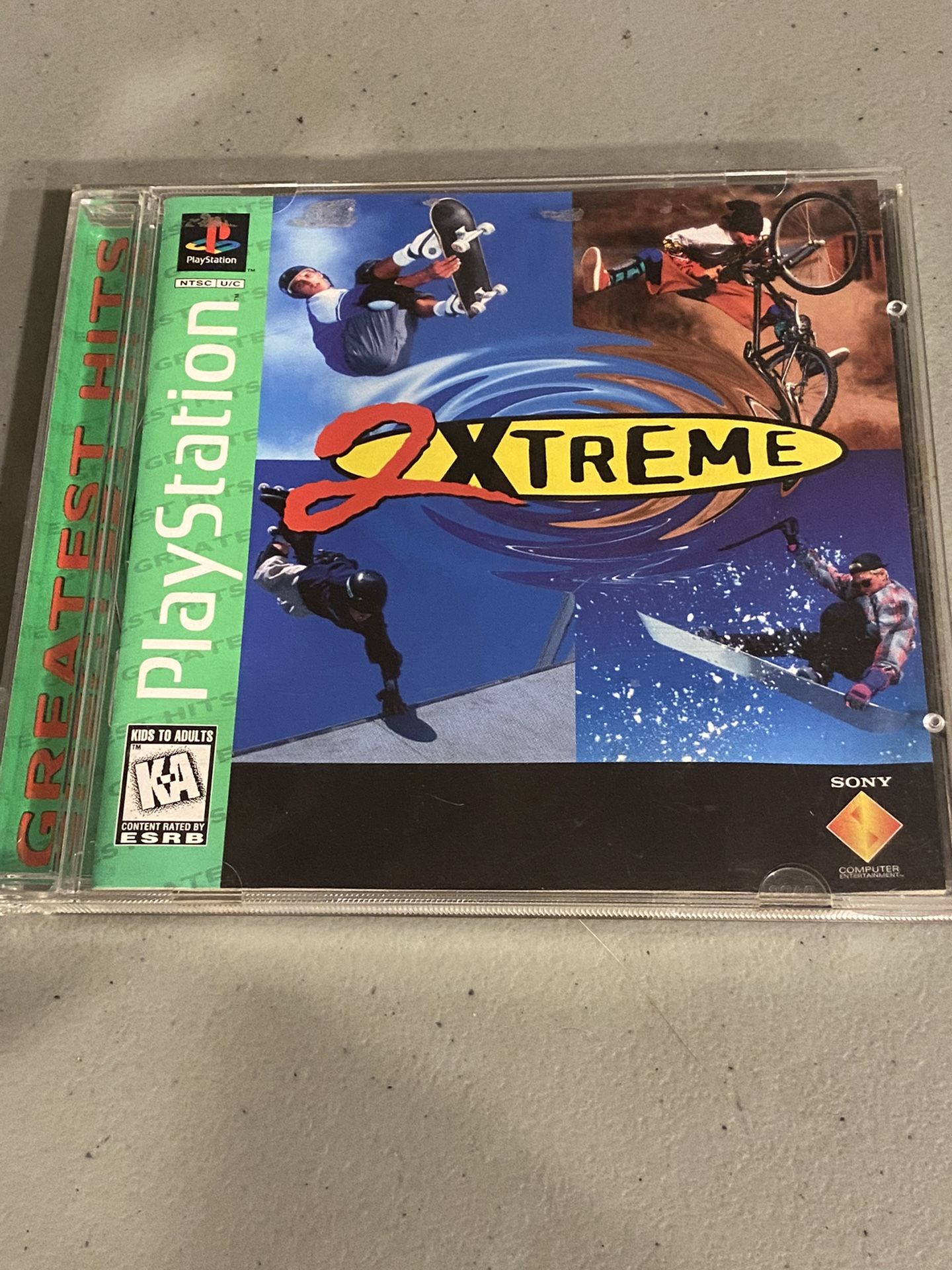2Xtreme (Sony PlayStation 1, 1997) good condition. Complete with manual