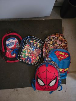 Kids backpack and lunchbox