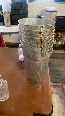 Galvanized  cans