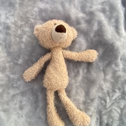 Gund Toothpick Teddy Bear Plush Stuffed Animal Tan Brown 15" EUC Soft 13-15