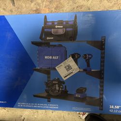 Kobalt Shelf 36-in Black Steel Multipurpose Shelf