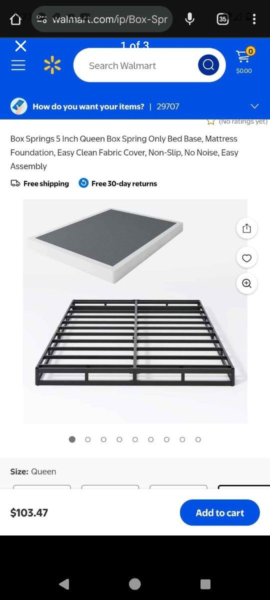 Queen Box Spring New In Box