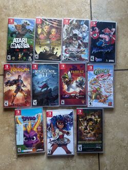 Nintendo Switch Games new $20 Each One Price Firm