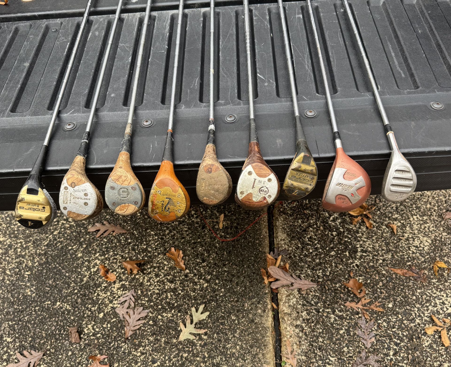 Vintage Golf Woods And Drivers