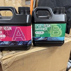 Brand new epoxy resin and hardener kit