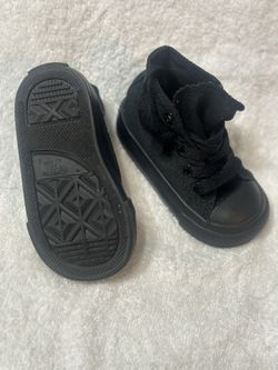 New Black Converse Toddler Infant