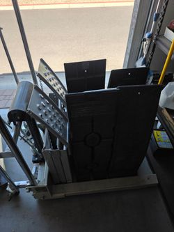 Roughneck Ultra-Low-Profile Lift Table Cart, 1000-Lb. Capacity