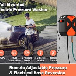 Pressure Washer - WALL MOUNTED 5000 PSI ! NEW In BOX