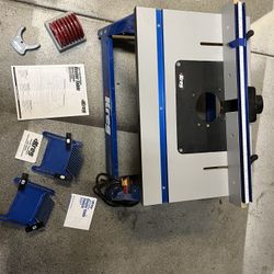$230 Precision Benchtop Router Table With Accessories 