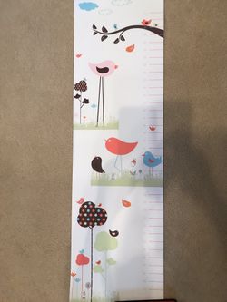 NEW Adhesive Growth Chart