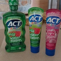 Act Toothpaste And Mouthwash 