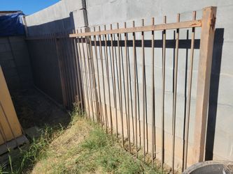 Metal fence