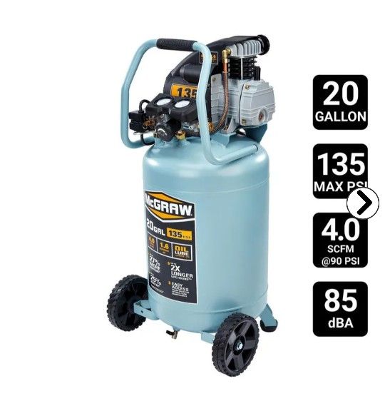 20 Gal McGraw Air Compressor