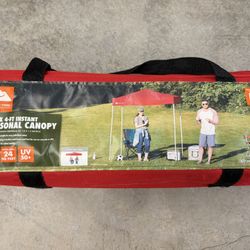 4' x 6' Instant Canopy Outdoor Cover Shade Shelter Camping Backyard,Tent Red 