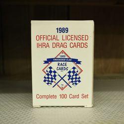1989 Official IHRA Drag Cards Complete Set