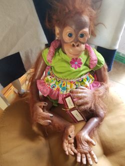 Collectible doll "Mollie" for artist Simon Liars exclusive to the Ashton Drake galleries.